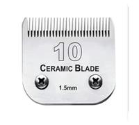 Jeu de lames de tondeuse for animaux de compagnie détachables 7FC, compatible avec la plupart des Andis, compatible avec Oster, compatible avec WAHL, tondeuses A5, céramique et acier au carbone(10-)