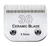 Jeu De Lames De Tondeuse For Animaux De Compagnie Détachables 7FC, For La Plupart, Compatibles Avec Andis, Compatibles Avec Wahl, Tondeuses A5, Lame En Céramique Et En Acier Au Carbone(30 1pcs)