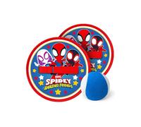 Jeu de lance-attrape balle Marvel Spidey 2 raquettes 1 balle adhérente bleue