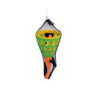 Jeu de lance-balle WDK PARTNER 13 cm avec 2 lanceurs et 3 balles Multicolore