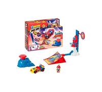 T-RACERS Rocket Launch - Lanceur avec Rampe 1 Pilote et 1 Voiture Exclusif Piste de Voitures