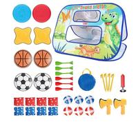 Jeu De Lancement De Sac De Haricots, Kit Cornhole pour Réutilisable Jouet Extérieur, Ensemble Multifonctionnel Table Transversale