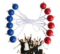 Jeu de lancement d'escalier | Set de 6 balles avec échelle portable pour extérieur, interaction parents- , outil d'exercice portable pour activités extérieures et Team Building Entreprise