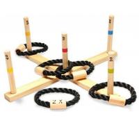Jeu De Lancer D Anneaux En Bois 50 X 50 Cm - Jouet Plein Aire Enfant