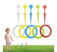Jeu De Lancer D'Anneau pour Adultes | Jeux de Jardin Interactifs pour | Divertissement De Groupe pour Adolescents Familles Amis Intérieur Plage Maison De Campagne