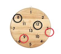 Jeu de lancer d'anneaux en bois fsc - jeu d'adresse pour enfants multicolore TU