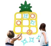Jeu de lancer de billard gonflable - Jouets pour la piscine | Jeux de société jeux d'eau | Jeux de boules de billard | Placez les chariots d'eau, la forme de l'ananas sur le plateau d'échec