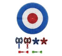 Jeu de Lancer de Hache pour Jardin, activités sociales interactives - Jeu de Cour Portable pour Adolescents et Adultes, fête d'anniversaire, Plage, pelouse, Camping, Pâques, Noël