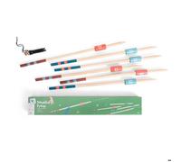 BS Toys – Jeu de lancer de javelot – 6 javelots bois (60 cm) + marqueurs départ/arrivée