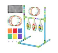 Jeu De Lancer De Sacs De Fèves - Ensemble Amusant avec Sac De Rangement - Set Éducatif 2-en-1 | pour Intérieur Extérieur Exercice Jeu Entraînement Fête Famille Adultes Adolescents