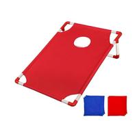 Jeu De Lancer De Sacs De Haricots - Set De Planches Cornhole Portable - Jeu Portable Gain De Place avec Sac De Rangement pour Jardin Camping Plage Intérieur Extérieur