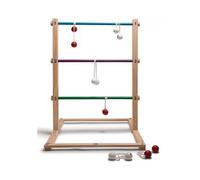 Jeu de Lancer de tac en Bois - Boules echelle Golf - Lance Pendule - l50 x h75 cm - Jardin, Plein air, Exterieur - adresse