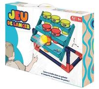 WDK Partner – Jeu de gobelets géants – 1 structure, 6 gobelets, 2 balles – Multicolore