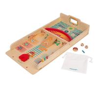 Jeu de lanceur de disque en bois