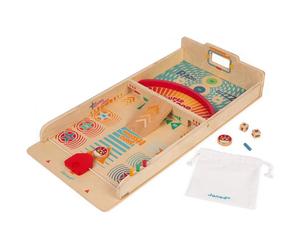 Jeu de lanceur de disque en bois