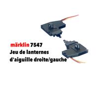 Jeu de lanternes d'aiguille droite/gauche - MARKLIN 7547 - HO 1/87
