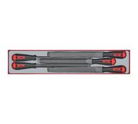 Jeu de limes L 250 mm 5 pcs Teng Tools TTXF05