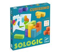 Jeu de logique 3D Djeco Cubissimo Sologic 8 pièces cartes défi multicolores