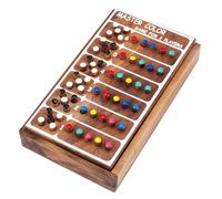 Jeu De Logique En Bois Master Color - Code Couleur, 2 Joueurs, Des 8 Ans | Jeu De Deduction Niveau 2 Sur 5 - Devinez La Combinaison En 6 Essais, Pions, Plateau, Coffret Et Regles Inclus