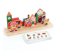 Jeu de Logique en bois Oussassplass La Ville Ingela P.Arrhenius Vilac®