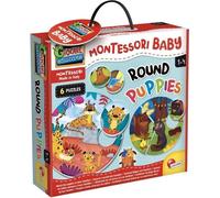 Jeu de logique - LISCIANI - Montessori Baby Round Puppies - Associer chiots et meres - Découverte des animaux