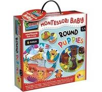 Jeu de logique - LISCIANI - Montessori Baby Round Puppies - Associer chiots et meres - Découverte des animaux Multicolore G
