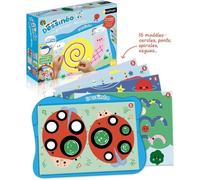 Jeu de loisirs créatifs - NATHAN - Dessinéo premiers dessins - 16 modèles évolutifs - A partir de 2 ans - Bleu