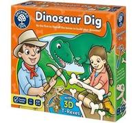 Orchard Toys - Jeu éducatif Dinosaur Dig - Construisez dinosaures 3D, jeu mémoire - 4 ans+