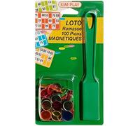 Jeu de loto magnétique - KIM PLAY - 100 pions - Pour enfants à partir de 3 ans