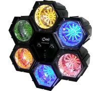 Jeu de Lumiere 6 Modules Spots a LED multicolores - Vitesse Reglable