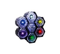 Electrovision – Jeu de lumière 6 modules LED multicolore avec contrôleur son et vitesse lumière