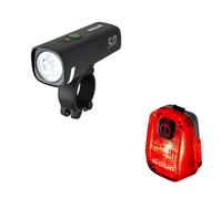 Jeu de lumière avant/arrière Sigma Aura 50 Nyte 10 USB Noir