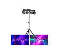Jeu de Lumière BeamZ CLS Kore Party Bar - 4 Effets PAR RGBW Derby avec Pied