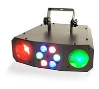 HQ‑Power Jeu de lumière Dual Flower 60 LED RGB Autonome/Musique 100-240 V