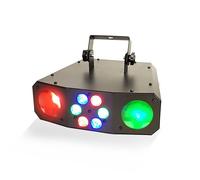 HQ‑Power Jeu de lumière Dual Flower 60 LED RGB Autonome/Musique 100-240 V