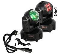 Jeu de lumière Lyre Ibiza Light MH-ASTRO-WASH 14/18 canaux DMX, Stroboscope, Dimmer, LED RGBW