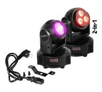 Jeu de lumière Lyre > IBIZA LIGHT MH-BEAM-WASH 14/18 canaux DMX RGBW, Stroboscope, Dimmer G