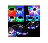 jeu de lumière pack light 2 effets ovni led rvb festinight