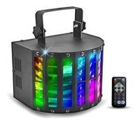 Jeu de lumière Projecteur Derby Karma DJ LED250, 9 LEDS de 3W - Mode Strobe - Mode Auto, rythme de la musique, DMX, Télécommande
