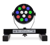 Jeu de lumière Projecteur Showlite SPS-121 LED Smart Party Spot PAR-MINI RGBW DMX - Set support au sol