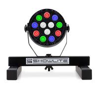 Jeu de lumière Projecteur Showlite SPS-121 LED Smart Party Spot PAR-MINI RGBW DMX - Set support au sol