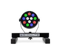 Jeu de lumière Projecteur Showlite SPS-121 LED Smart Party Spot PAR-MINI RGBW DMX - Set support au sol