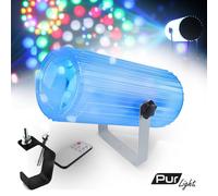 Jeu de lumière SONO DJ LIGHT DISCO SOIREE CLUB effet MoonFlower 60 LEDs 5mm RGBWA + Téléco - Pur Light DENNY-CLEAR + Crochet