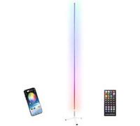 Tube lumineux RGB sur Pied 1,8m IBIZA LIGHT MAGIC-COLOR-STICK-1.0BK 7 couleurs finition Noir