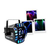 BoomToneDJ – Jeu de lumières LED Xtrem Led – 3 effets en 1, pré-programmé, 4 modes, DMX
