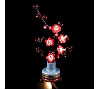 Jeu De Lumières Compatible Avec Lego Les Fleurs De Prunier (Plum Blossom) Botanical Collection 10369 (Modèle De Bloc Non Inclus)