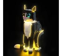 Jeu de lumières compatibles avec Lego Tuxedo Cat 21349 (sans modèle) Kit d'éclairage décoratif compatible avec Lego Ideas Tuxedo Cat jouet créatif