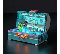 Jeu de lumières LED pour Lego Disney Princess 43229 Le Coffre au trésor d'Ariel (Pas de Lego), Set d'éclairage de décoration pour Lego Princess Ariel Le Coffre au trésor Jouet créatif