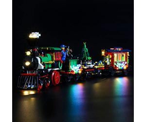 Jeu De Lumières pour (Creator Train de Noël Festif) Modèle en Blocs De Construction - Kit De Lumière A LED Compatible avec Lego 10254(Ne Figurant Pas sur Le Modèle)