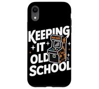 Jeu de Machines d'arcade Keeping It Old School Retro Coque pour iPhone XR
